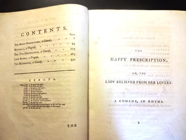 1784 Leather Binding Plays of William Hayley - 2