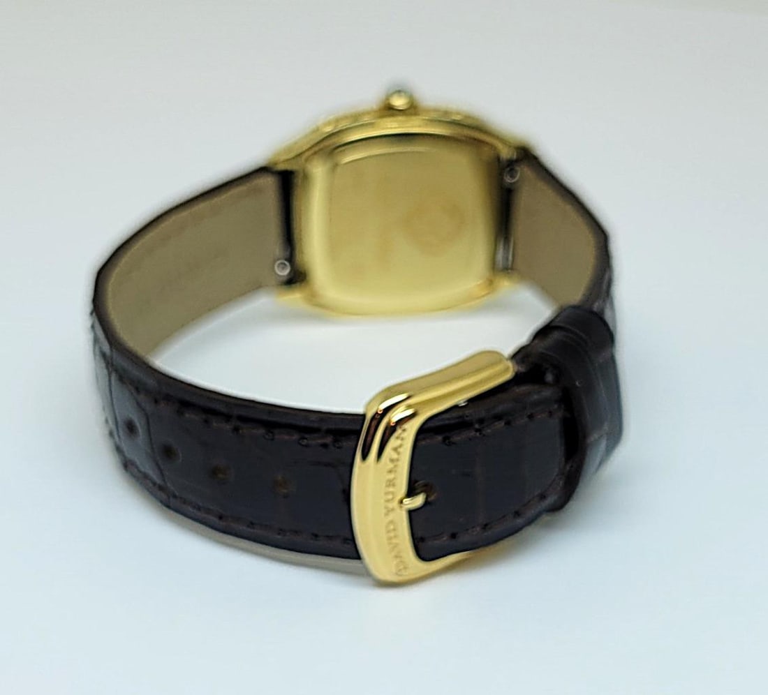 Ladies Solid 18k DAVID YURMAN Watch Ref T304-XS88 with Diamonds & MOP Dial EXLNT - 3