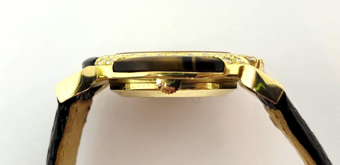 Solid & Heavy 18k BUECHE GIROD Ladies Watch Ref 1005 with 1.10 ct Diamonds RARE - 2