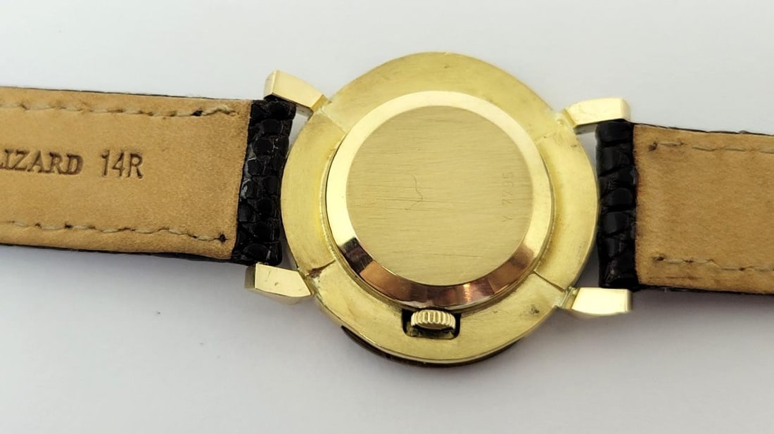 Solid & Heavy 18k BUECHE GIROD Ladies Watch Ref 1005 with 1.10 ct Diamonds RARE - 7
