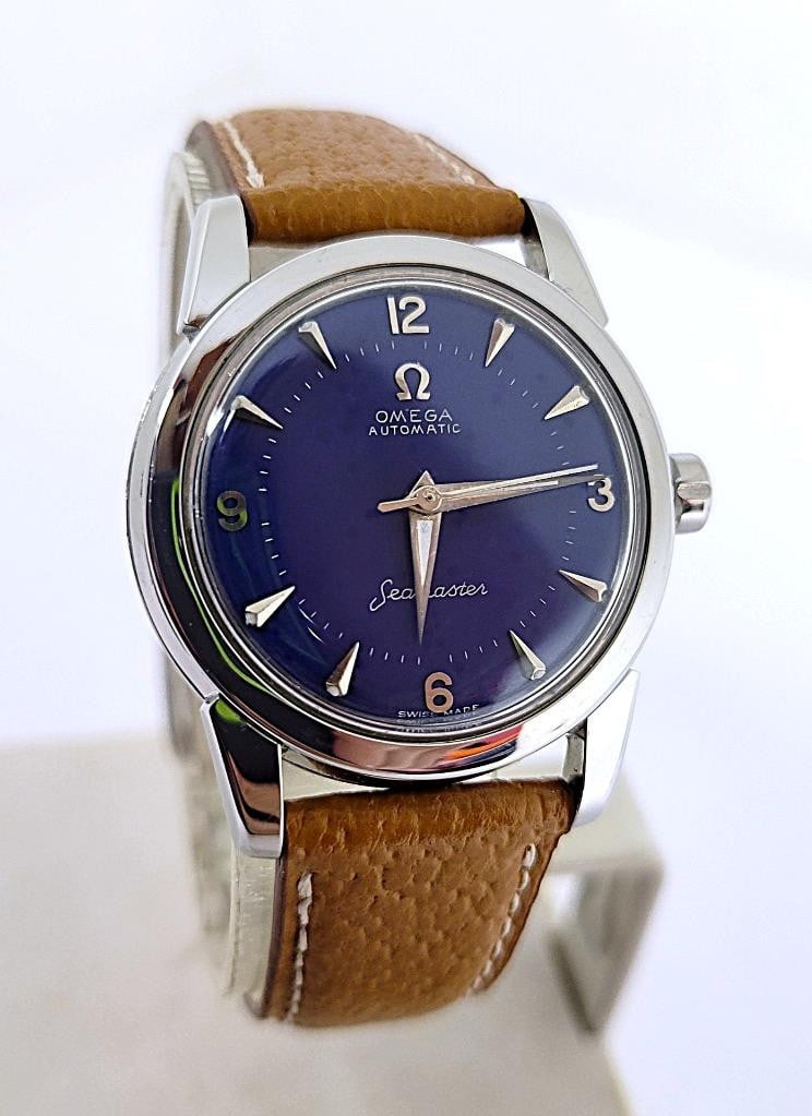 Vintage S/Steel OMEGA SEAMASTER Automatic Watch c.1958* 2828 11 SC Cal.470 EXLNT: Vintage S/Steel OMEGA SEAMASTER Automatic Watch 1950s Cal.470 Ref 2828-11 SC* SERVICED? in Excellent Condition This Mens Omega watch is Swiss made. Great present for yourself or someone you love as we