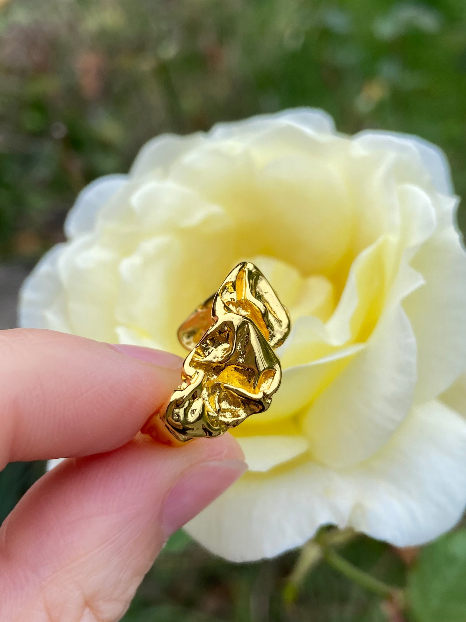 18K Gold Plated Fashion Ring - 7