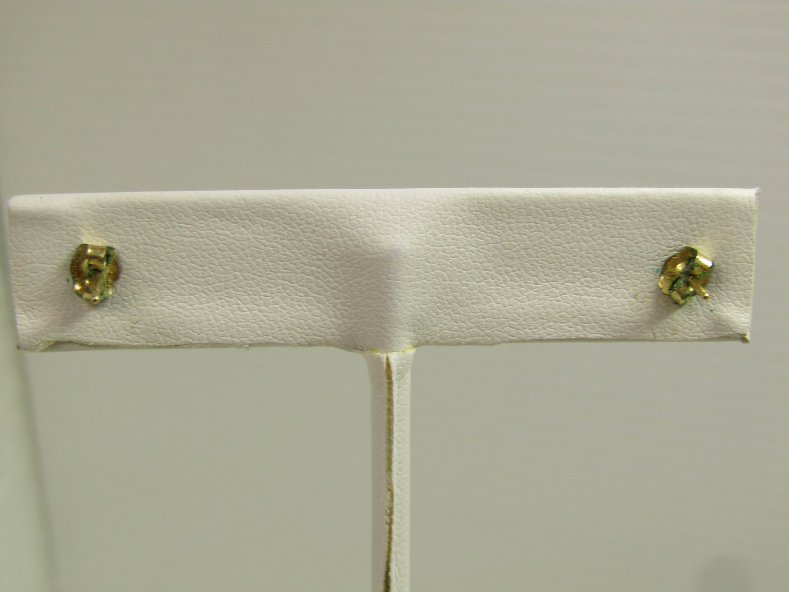 Vintage 14kt Gold Rose Earrings, Studs, Signed MA, 1980's - 4