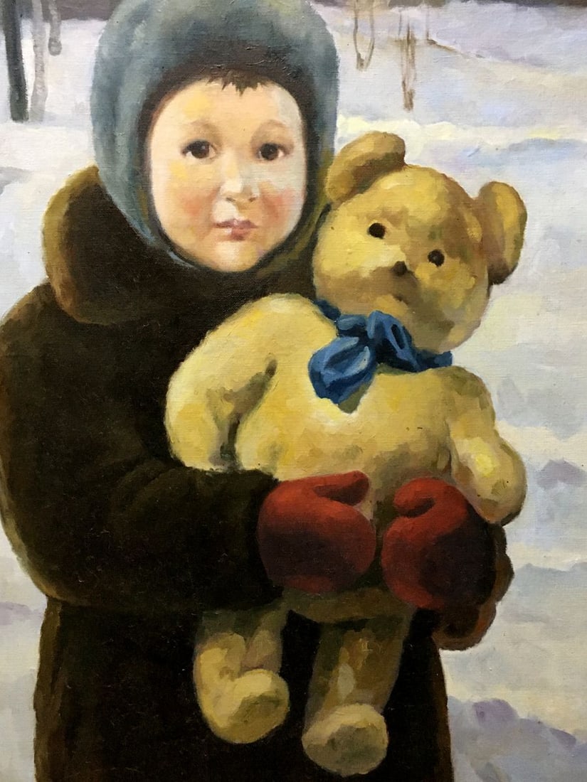 Oil painting Portrait of a girl Golovina R. - 2