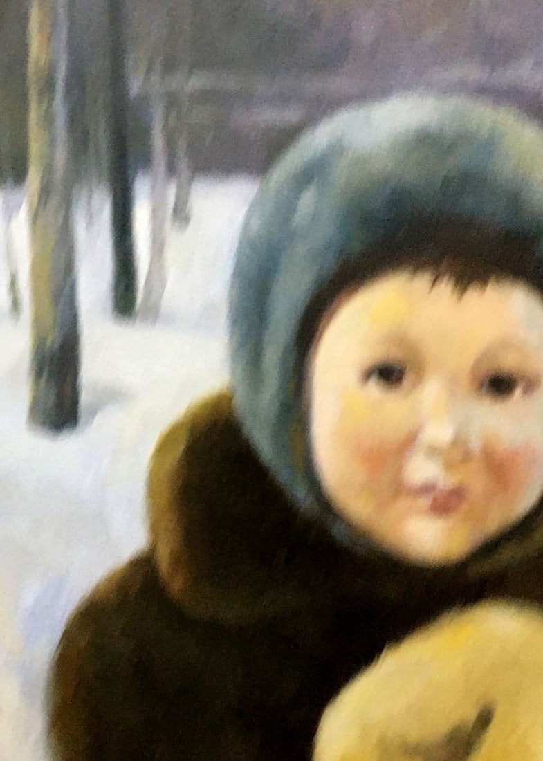 Oil painting Portrait of a girl Golovina R. - 7