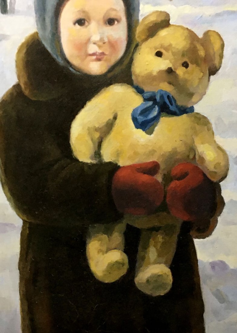 Oil painting Portrait of a girl Golovina R. - 8
