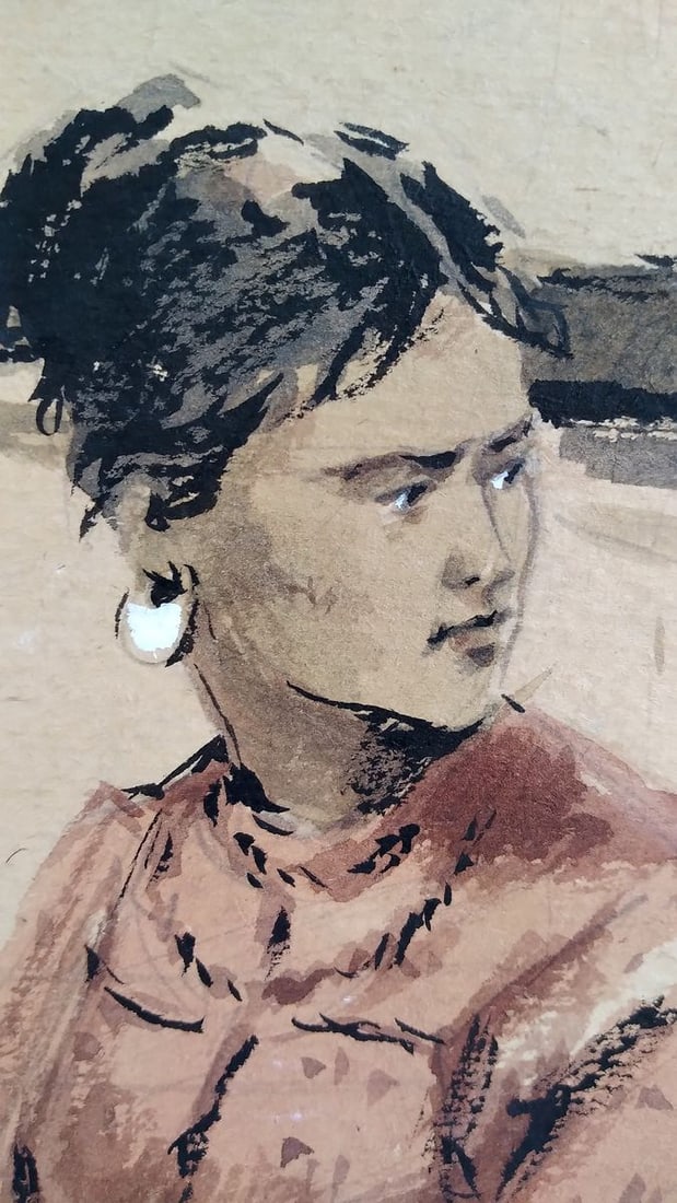 Watercolor painting Wash Unknown author - 2