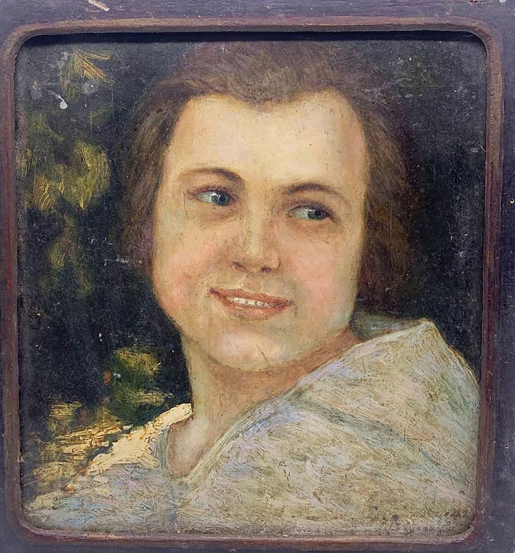Oil painting Portrait of a man Sukhanov Alexander Firsovich: No1604 *** ABOUT THIS PAINTING *** * TITLE: "Portrait of a man" * ARTISTS: Sukhanov Alexander Firsovich * SIZE: 28x36 cm/'11.02x14.17 inches' * MEDIUM: oil, wood * HAND PAINTED: Original painting