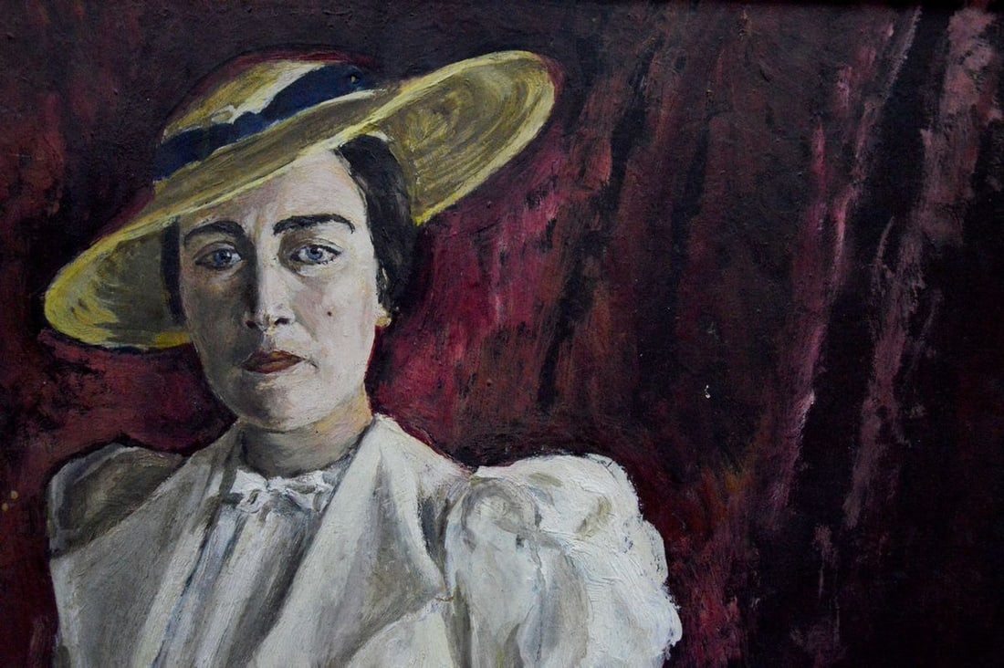 Oil painting Woman portrait Vladimir Shkatelov - 2