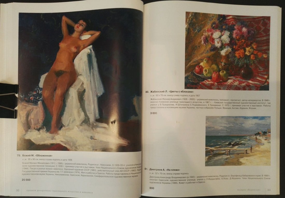 Oil painting Portrait of a naked girl Bozhi Mikhail Mikhailovich - 11