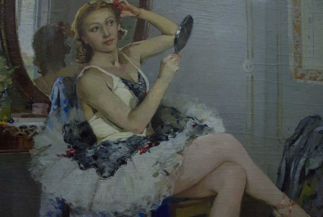 Oil painting Portrait of a girl Plamenitsky Anatoly Alexandrovich - 6