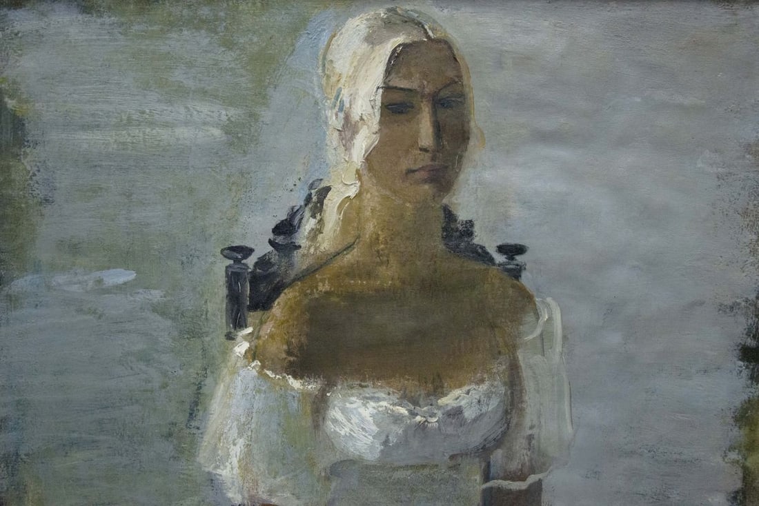 Oil painting Portrait of a girl Tolkunov Egor Egorovich - 2