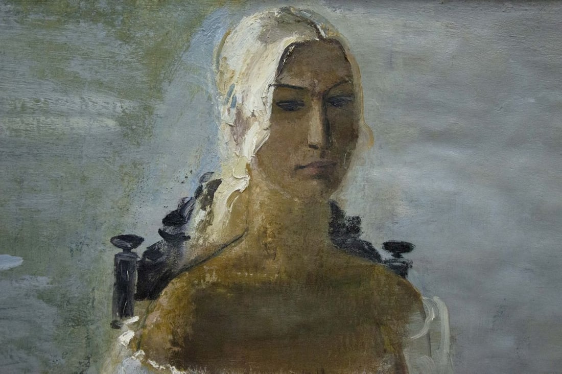 Oil painting Portrait of a girl Tolkunov Egor Egorovich - 3