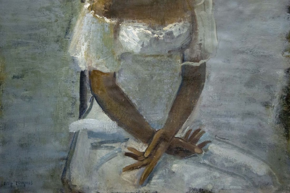Oil painting Portrait of a girl Tolkunov Egor Egorovich - 5