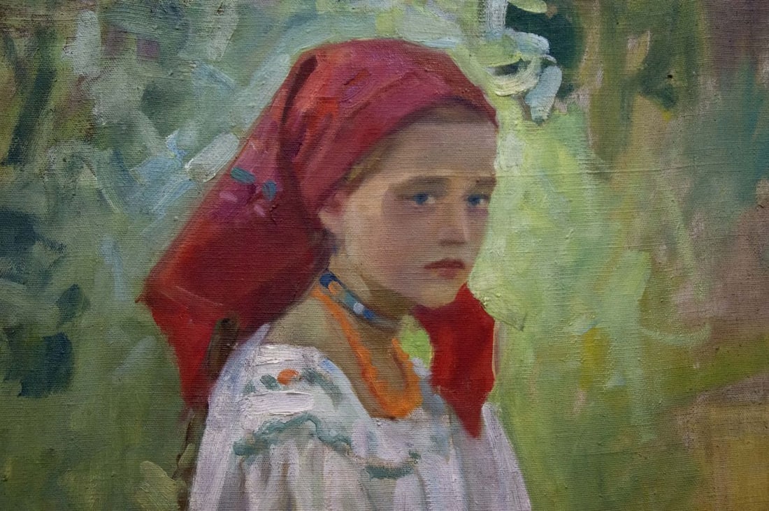 Oil painting Portrait of a girl Kotska Andrey Andreevich - 8
