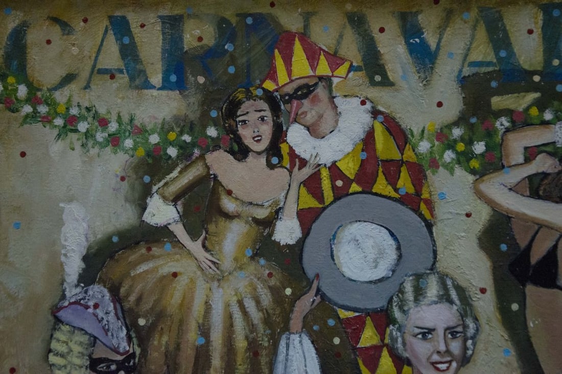 Oil painting Carnival Vladimir Nikolaevich Miller - 8