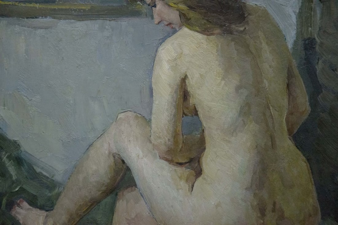 Oil painting Portrait of a girl Vaysburg Yefim Yefimovich - 3