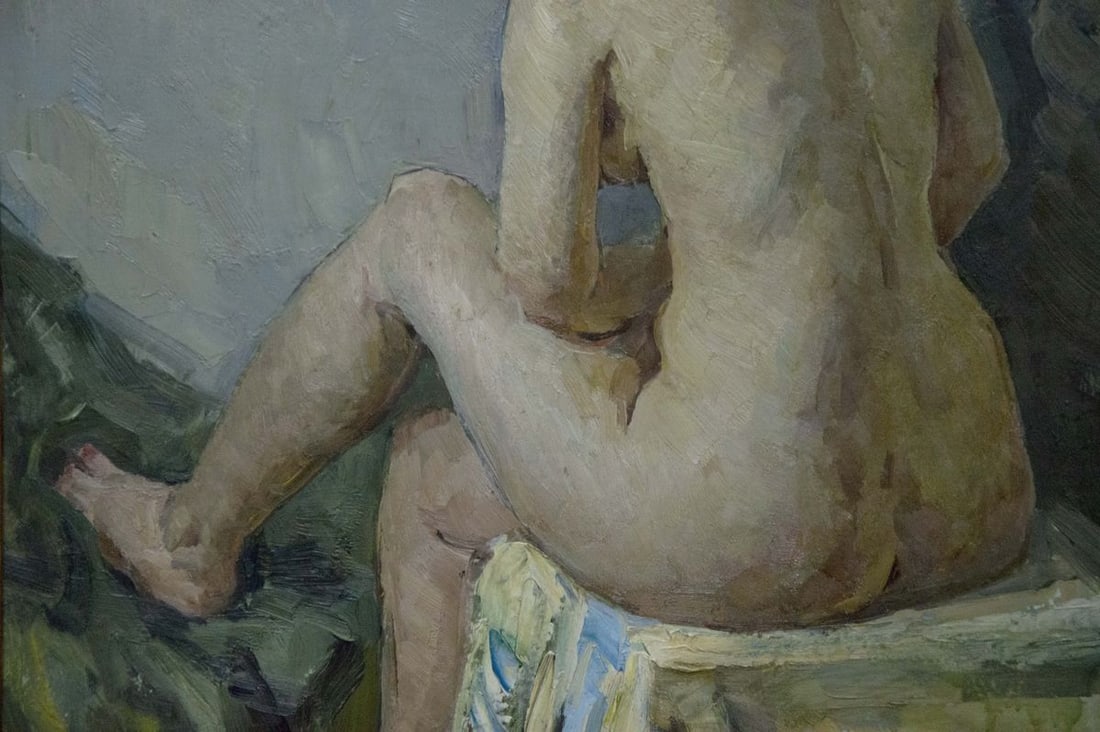 Oil painting Portrait of a girl Vaysburg Yefim Yefimovich - 4