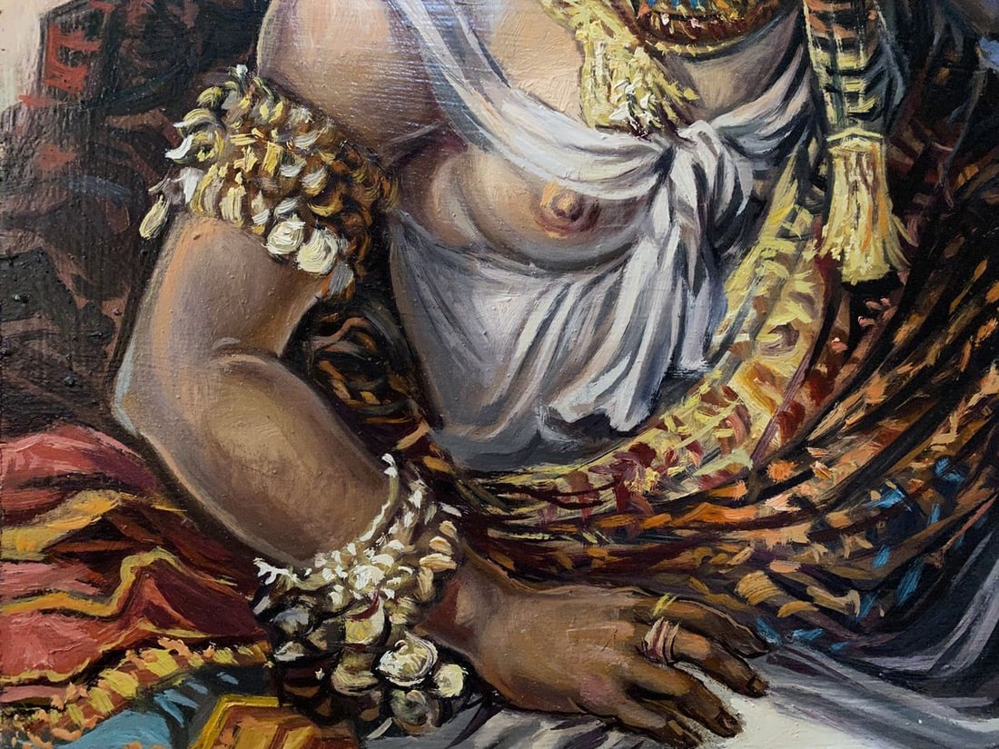 Oil painting Cleopatra Alexander Arkadievich Litvinov - 4