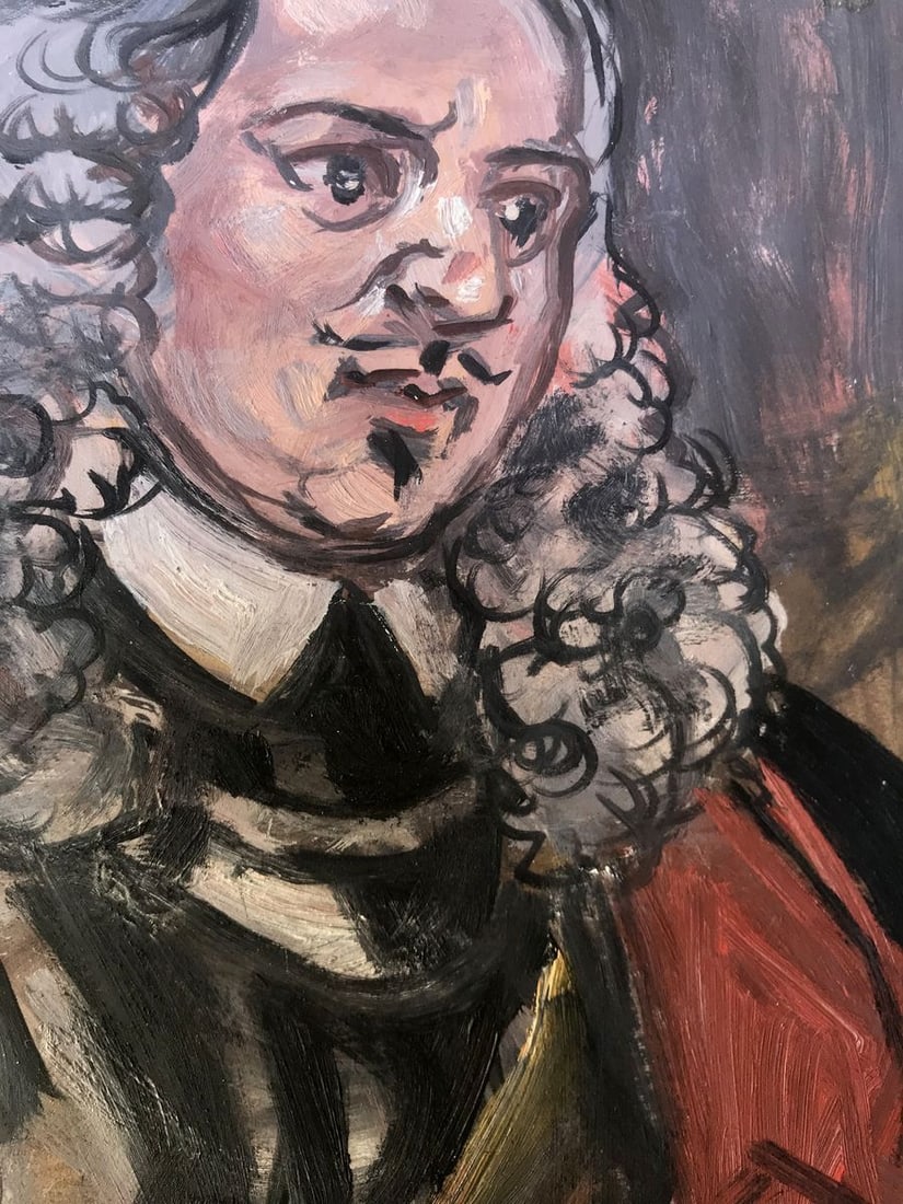Oil painting Duke portrait Alexander Arkadievich Litvinov - 5