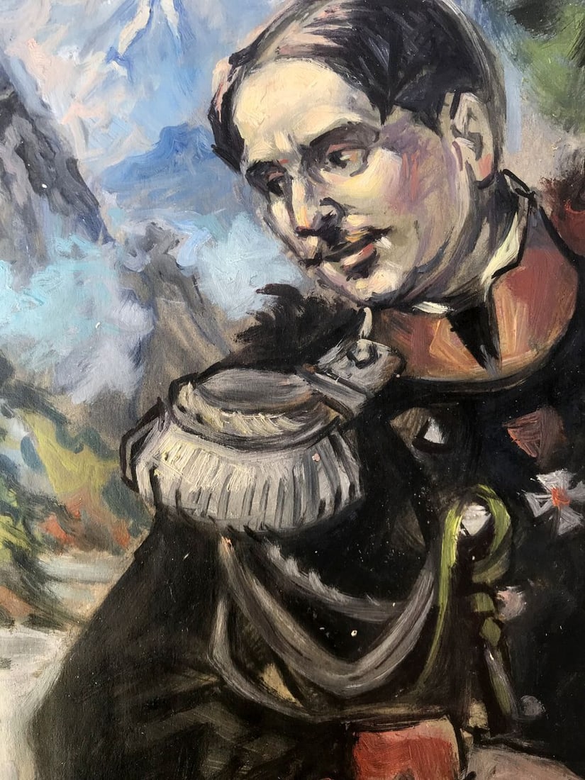 Oil painting Portrait of an officer Alexander Arkadievich Litvinov - 6