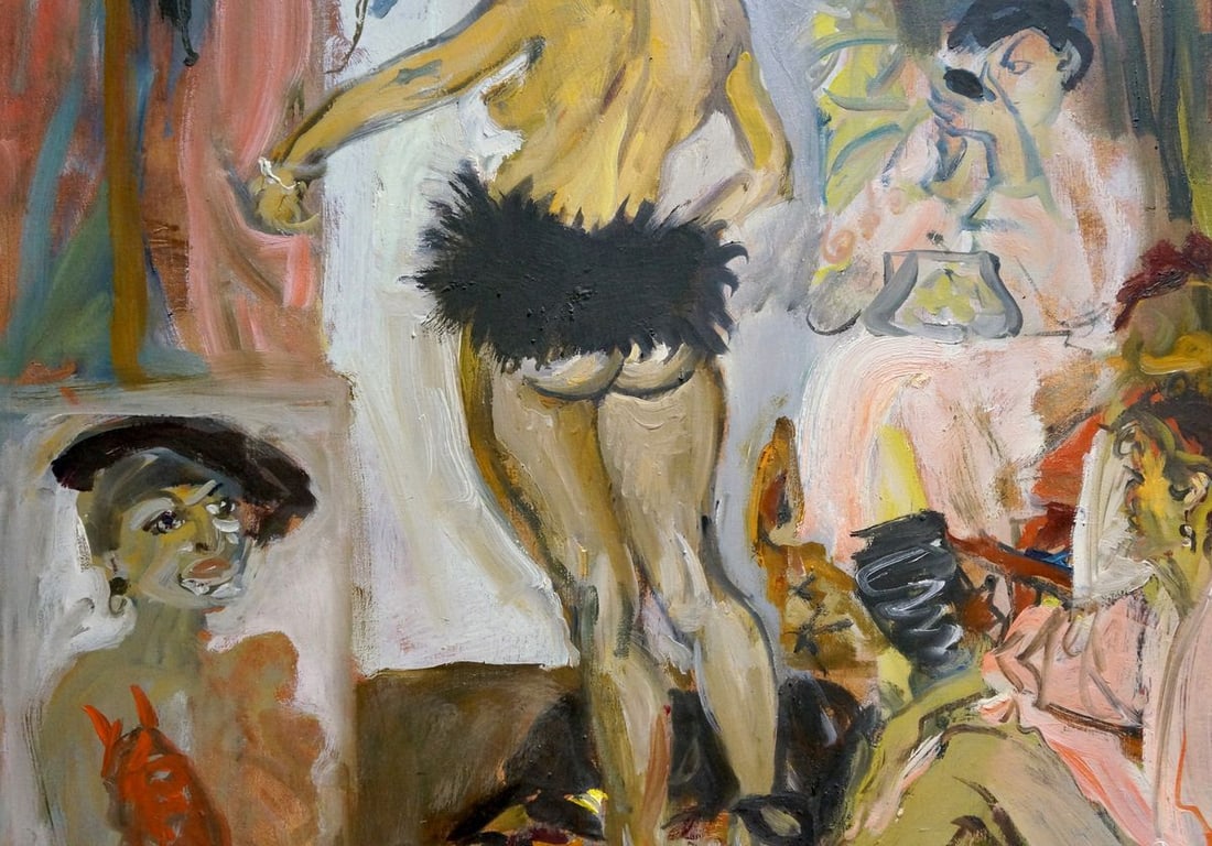 Abstract oil painting Portrait of a girl Konysheva N. I. - 3