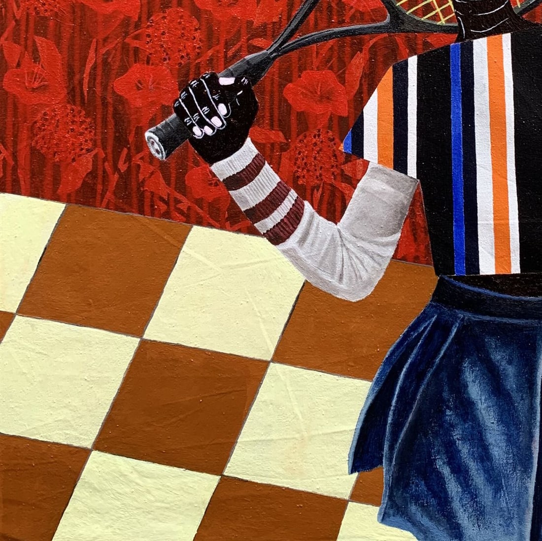Acrylic painting Focus on the Goal Akintomide Akinshola - 6