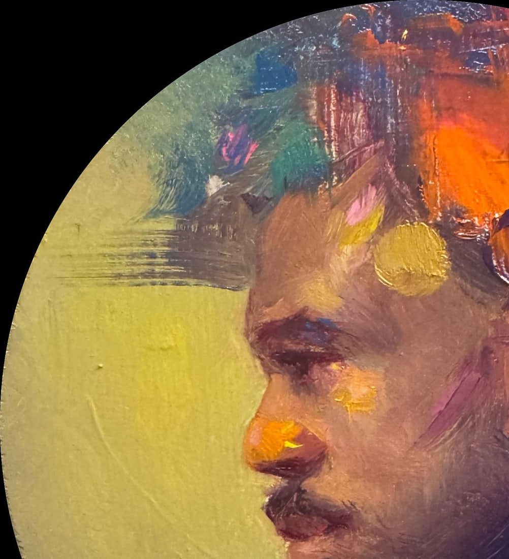 Oil painting Life of the party Annam Butt - 2