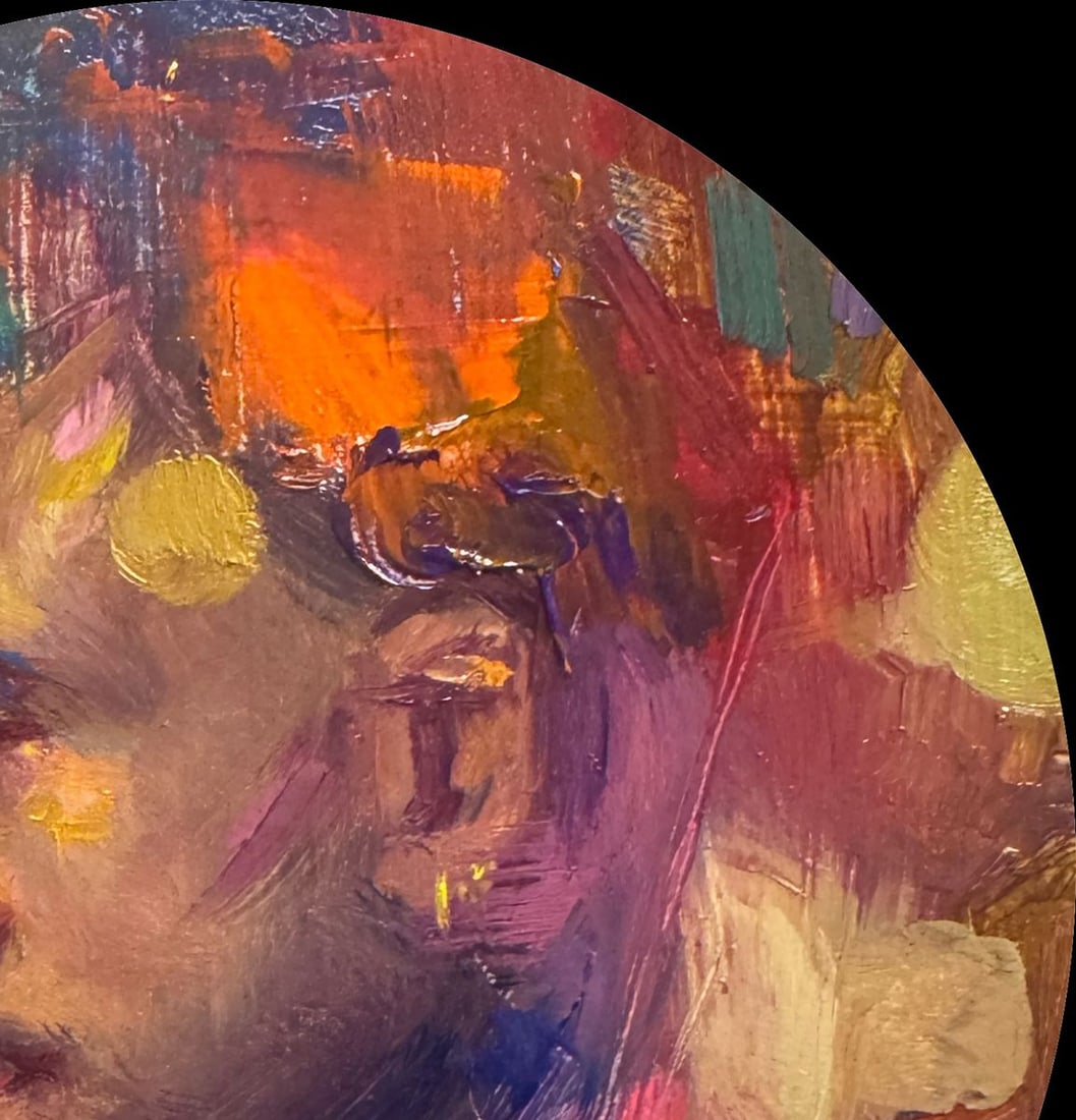 Oil painting Life of the party Annam Butt - 3