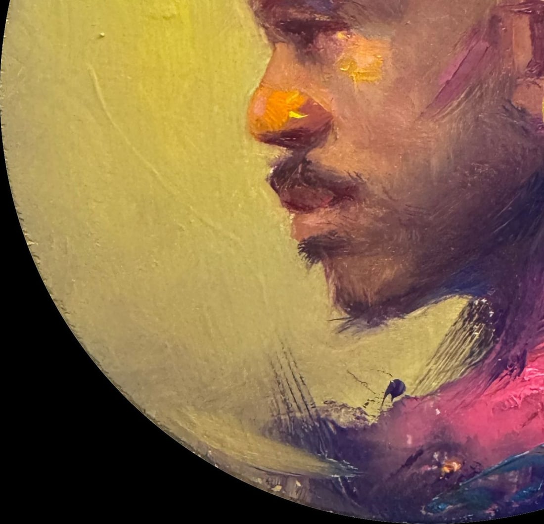 Oil painting Life of the party Annam Butt - 4