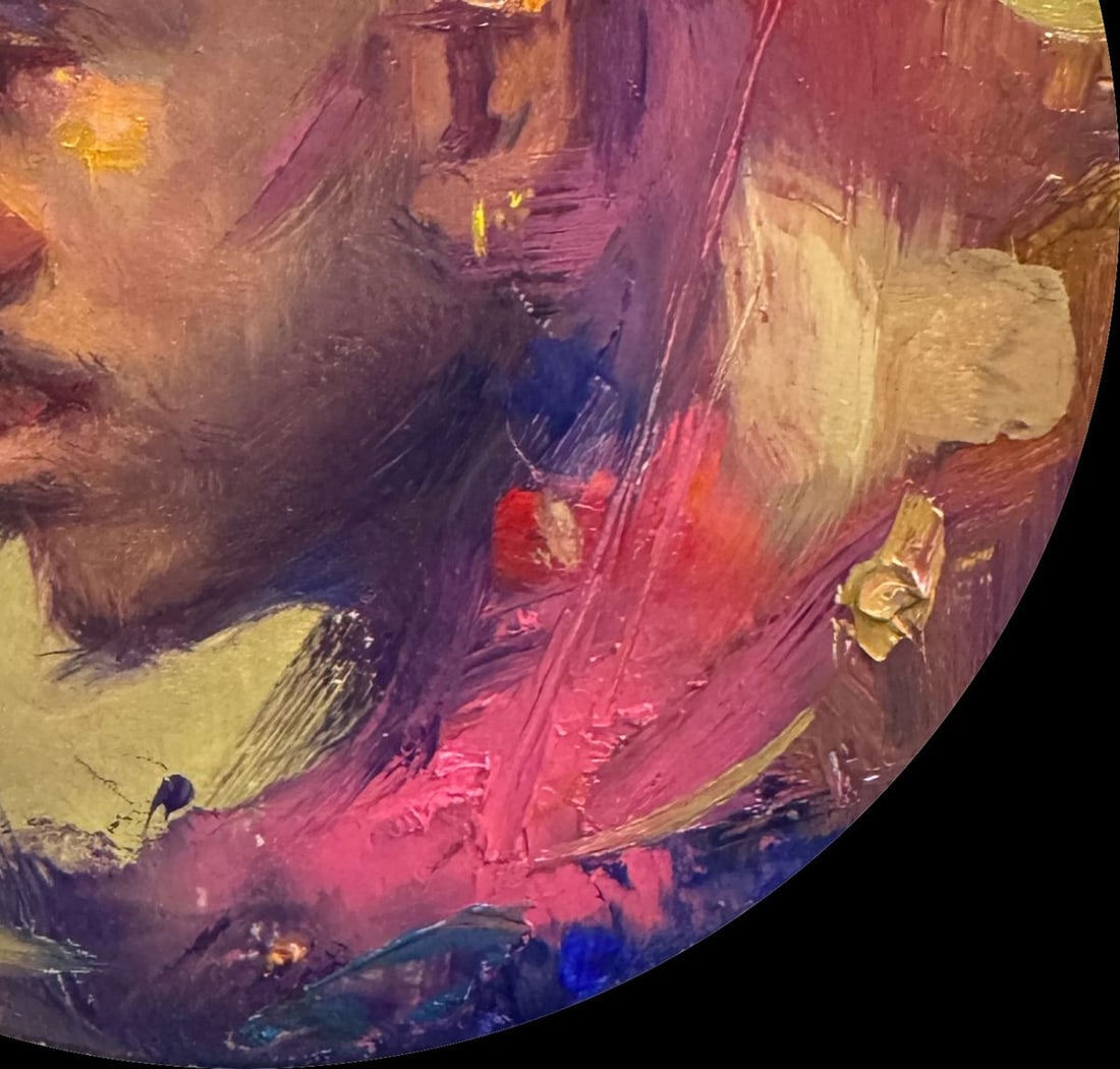 Oil painting Life of the party Annam Butt - 5