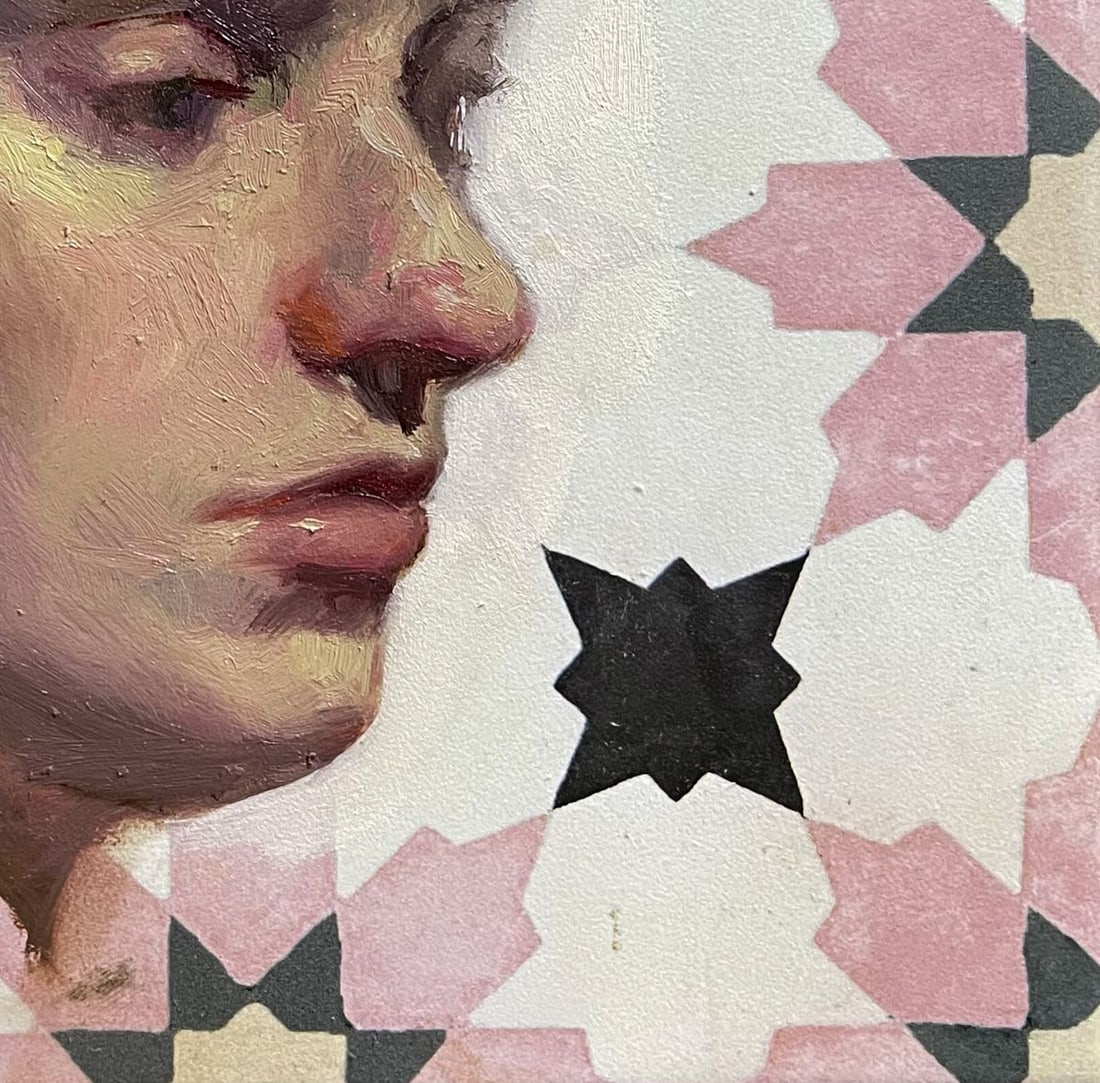 Oil painting Portrait of a woman Helena Annam Butt - 5