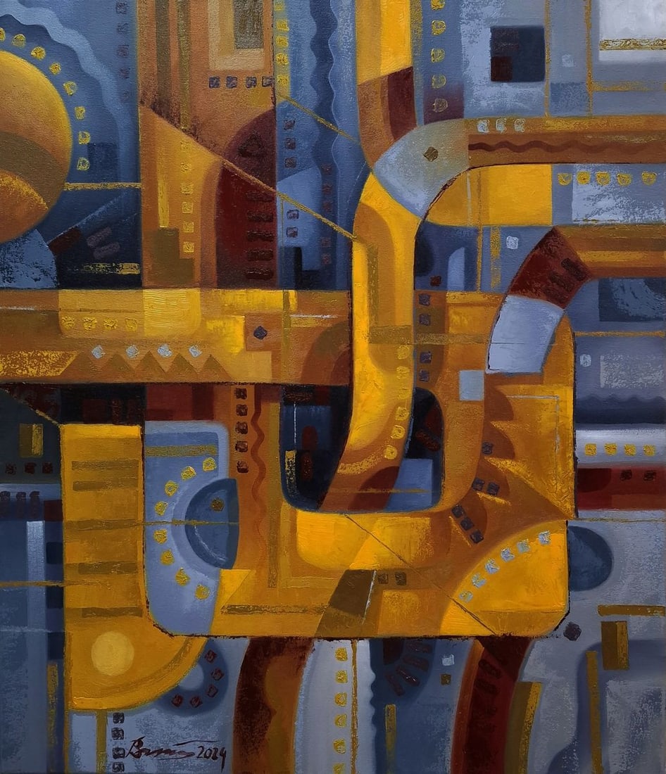 Oil painting Urban Jazz Music Sergey Voichenko: NoVoich 143*** ABOUT THIS PAINTING **** TITLE: "Urban Jazz Music"* ARTISTS: Sergey Voichenko* SIZE: -x- cm/'-x- inches' * MEDIUM: oil, canvas* HAND PAINTED: Original painting from our collection* COND