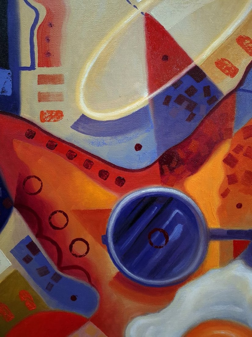 Oil painting Quick breakfast Sergey Voichenko - 5