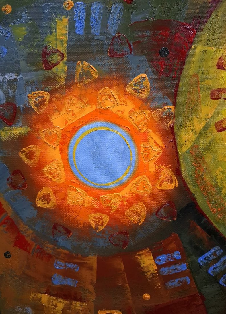 Oil painting King Button goes for a walk Sergey Voichenko - 4