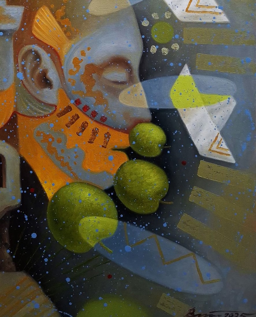 Oil painting A person sees dreams Sergey Voichenko - 6