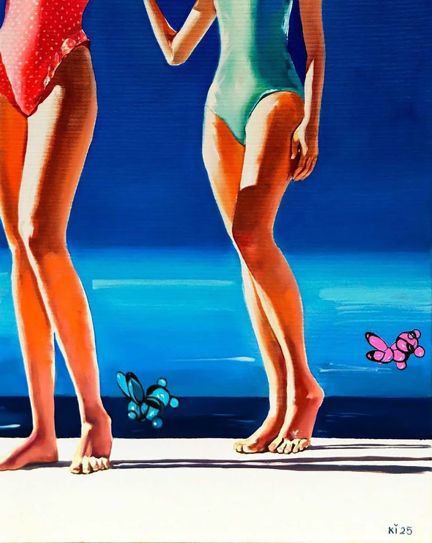 Oil painting Girls at the sea Igor Konovalov - 4