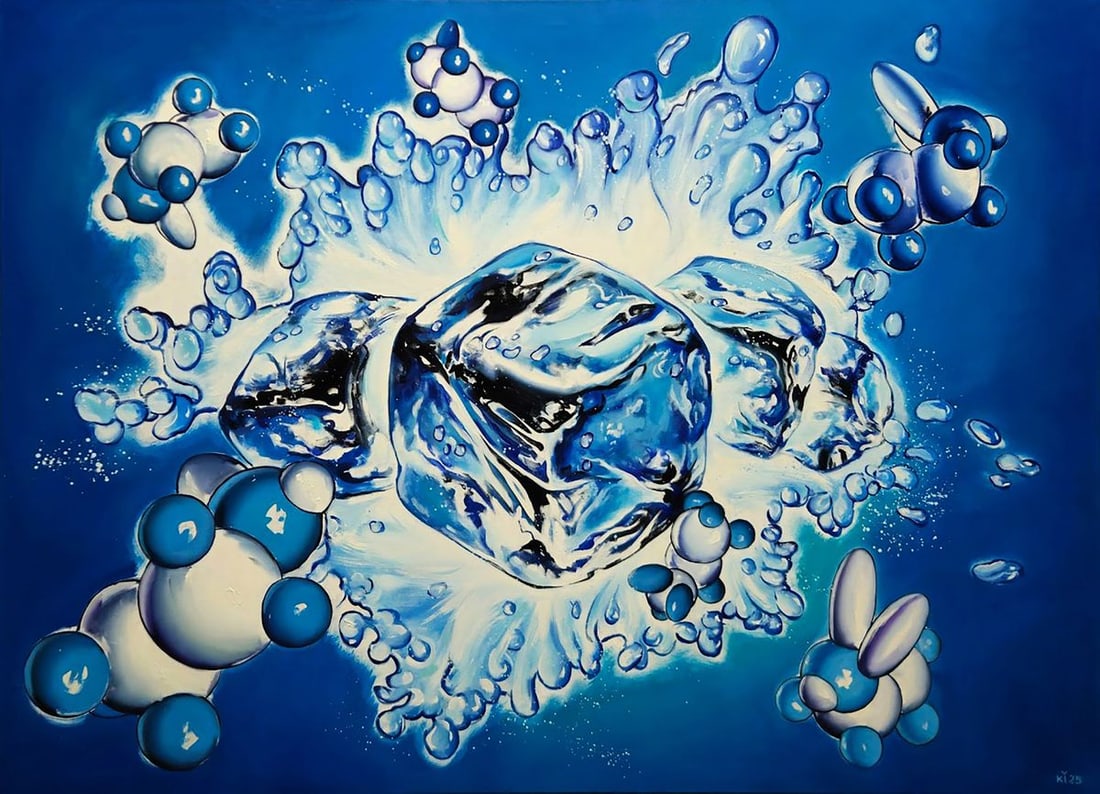 Oil painting Ice to cool the drink Igor Konovalov: NoKon 144*** ABOUT THIS PAINTING **** TITLE: "Ice to cool the drink"* ARTISTS: Igor Konovalov* SIZE: 135x185 cm/'53.14x72.83 inches' * MEDIUM: oil, canvas* HAND PAINTED: Original painting from our