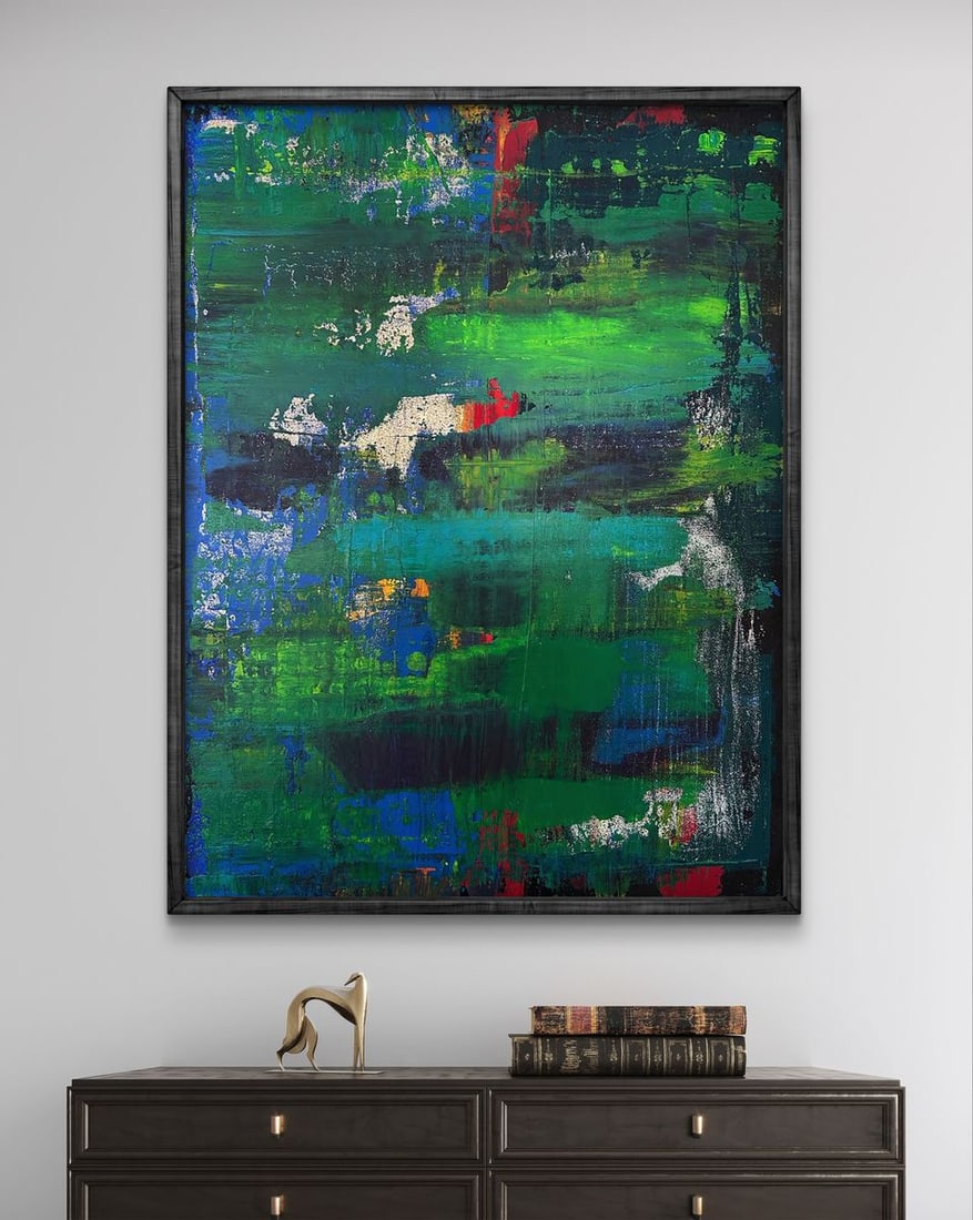 Acrylic painting Walk in the forest Olga Melezhik - 2