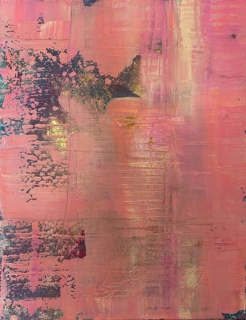 Acrylic painting Tenderness in my eyes Olga Melezhik (1 of 8)