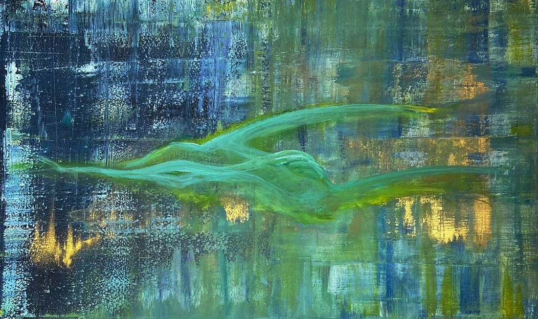 Acrylic painting Summer dream Olga Melezhik: NoMel 104*** ABOUT THIS PAINTING **** TITLE: "Summer dream"* ARTISTS: Olga Melezhik * SIZE: 70x120 cm/'27.55x47.24 inches' * MEDIUM: acrylic, canvas* HAND PAINTED: Original painting from our collectio
