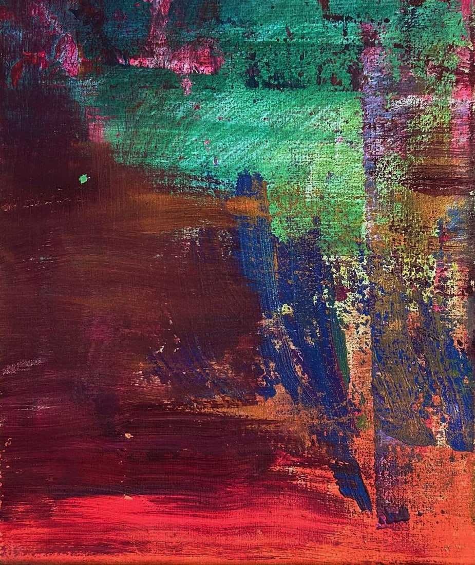 Acrylic painting Pursuit of a dream Olga Melezhik: NoMel 97*** ABOUT THIS PAINTING **** TITLE: "Pursuit of a dream"* ARTISTS: Olga Melezhik * SIZE: 30x25 cm/'11.81x9.84 inches' * MEDIUM: acrylic, canvas* HAND PAINTED: Original painting from our collec