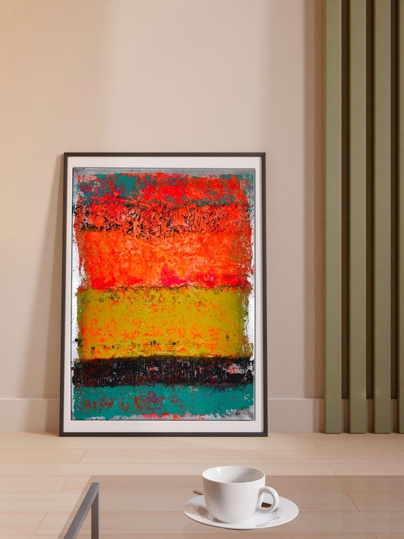 Acrylic painting A treat for my eyes Olga Melezhik - 3