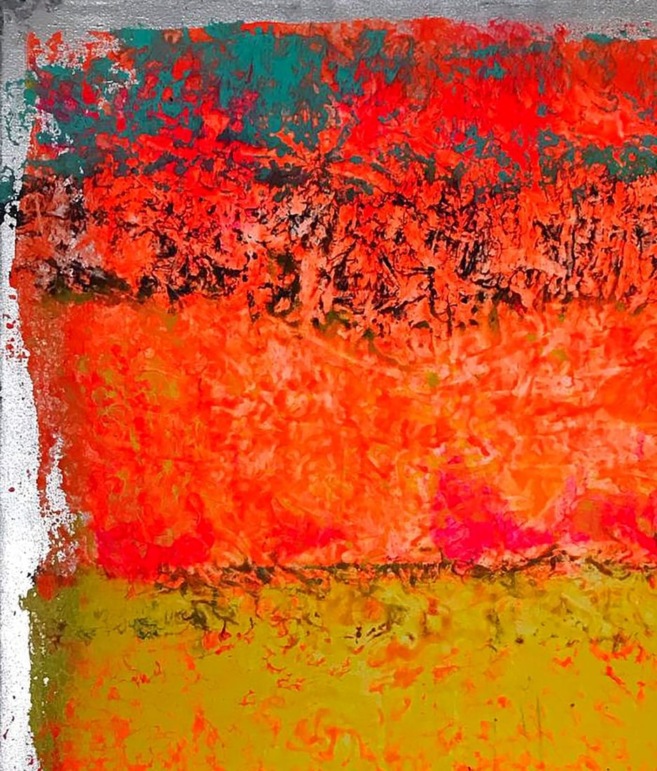 Acrylic painting A treat for my eyes Olga Melezhik - 4