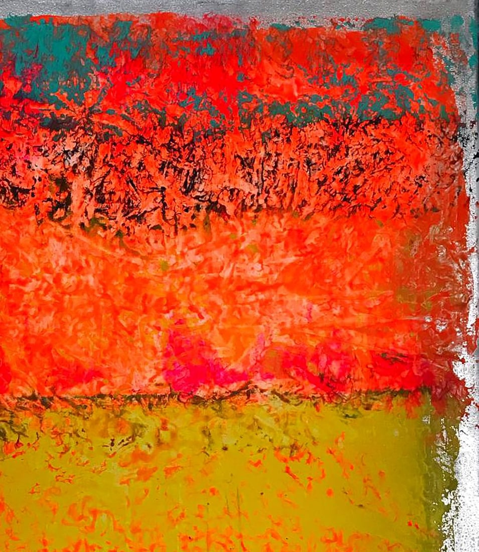 Acrylic painting A treat for my eyes Olga Melezhik - 5