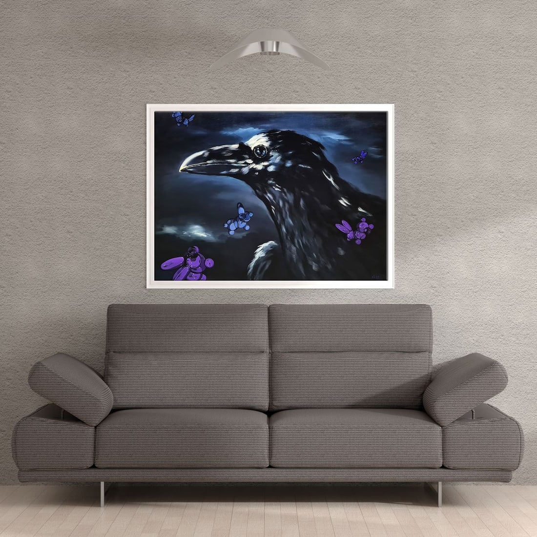 Oil painting Crow Igor Konovalov - 3