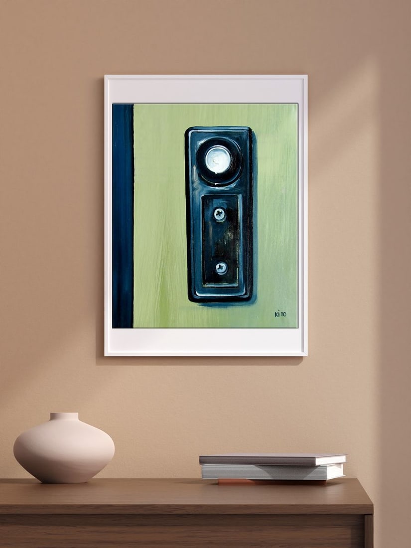 Oil painting Button in the house Igor Konovalov - 2