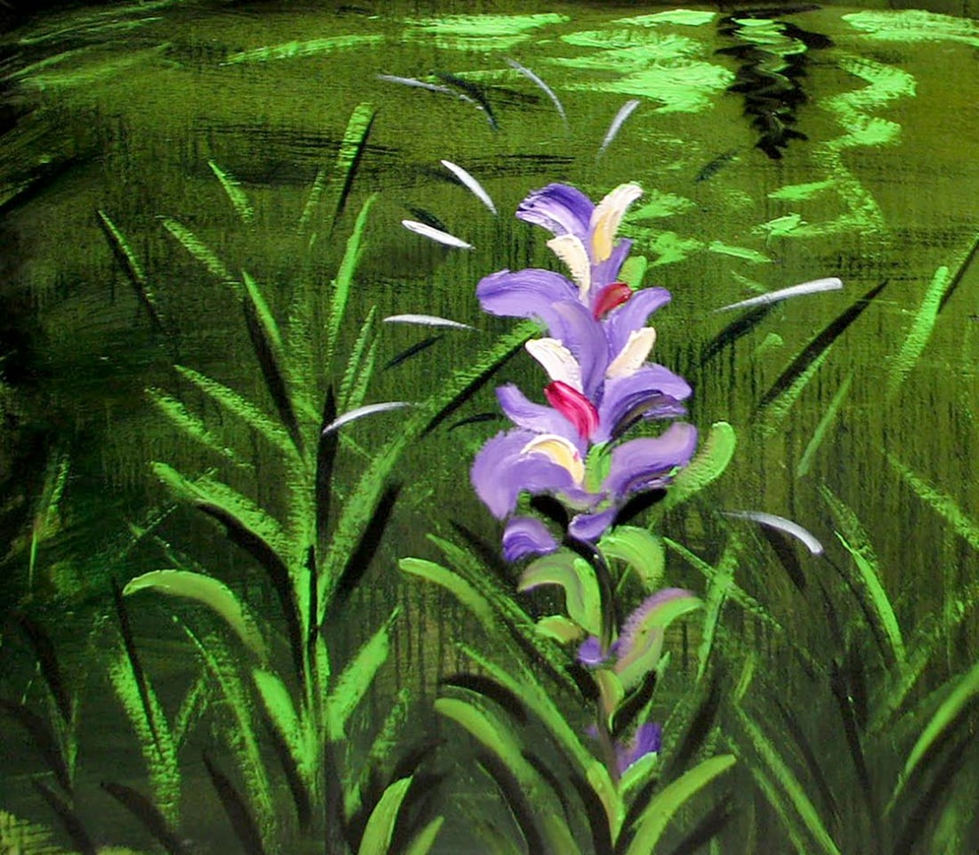 Oil painting Iris Igor Konovalov - 6