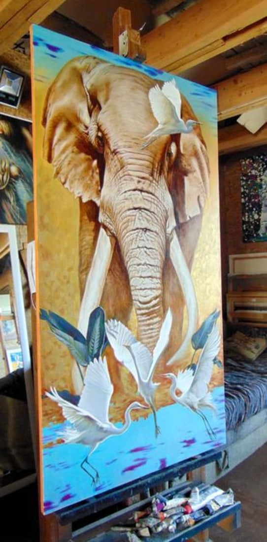 Oil painting Elephant Goncharenko V. V. - 11