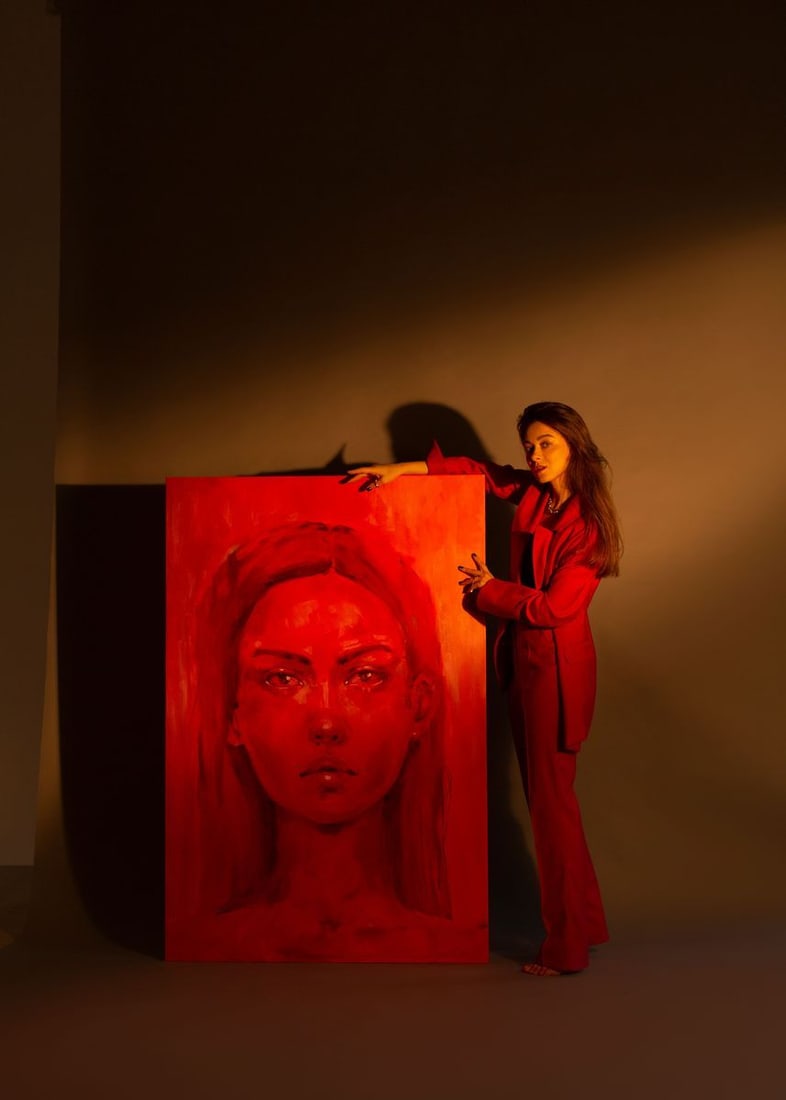 Oil painting Doubt Victoria Kagalovska - 9